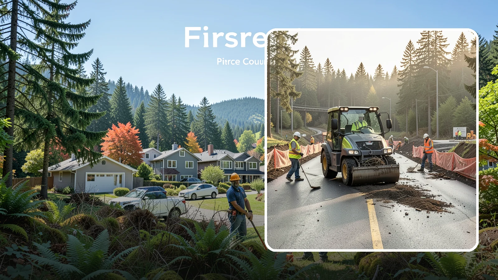 Erosion & Sediment Control in Fircrest, Pierce County, WA - Installation and maintenance of erosion and sediment controls for construction and disturbed municipal sites.