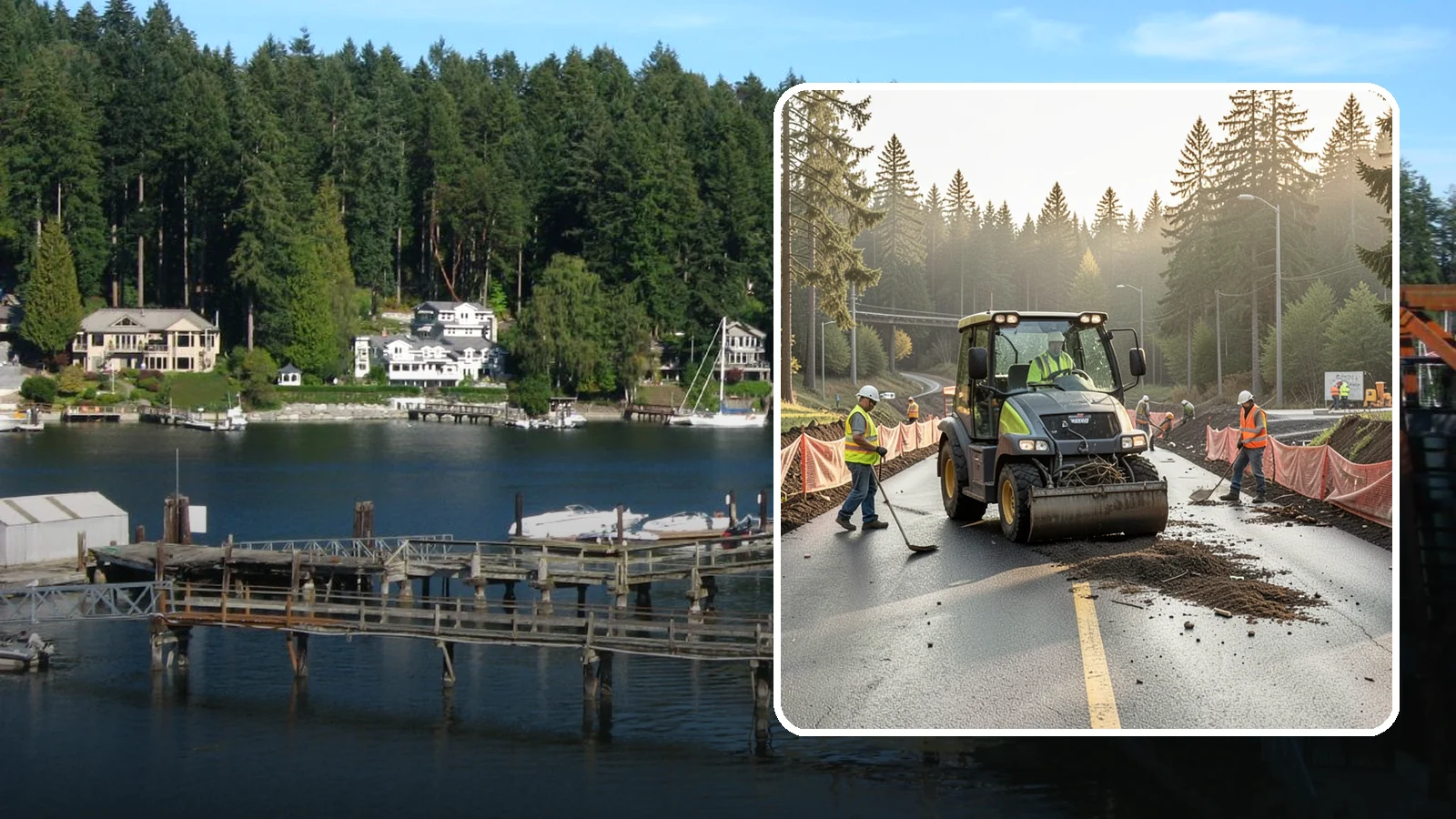 Erosion & Sediment Control in Gig Harbor, Pierce County, WA - Installation and maintenance of erosion and sediment controls for construction and disturbed municipal sites.
