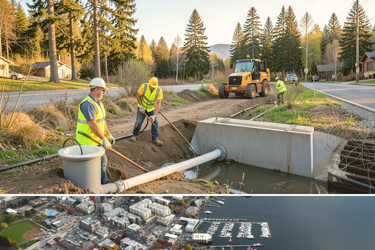 Erosion & Sediment Control in Kirkland, King County, WA - Controls are critical throughout Western Washington's October-to-April wet season, when the construction permit imposes tighter...