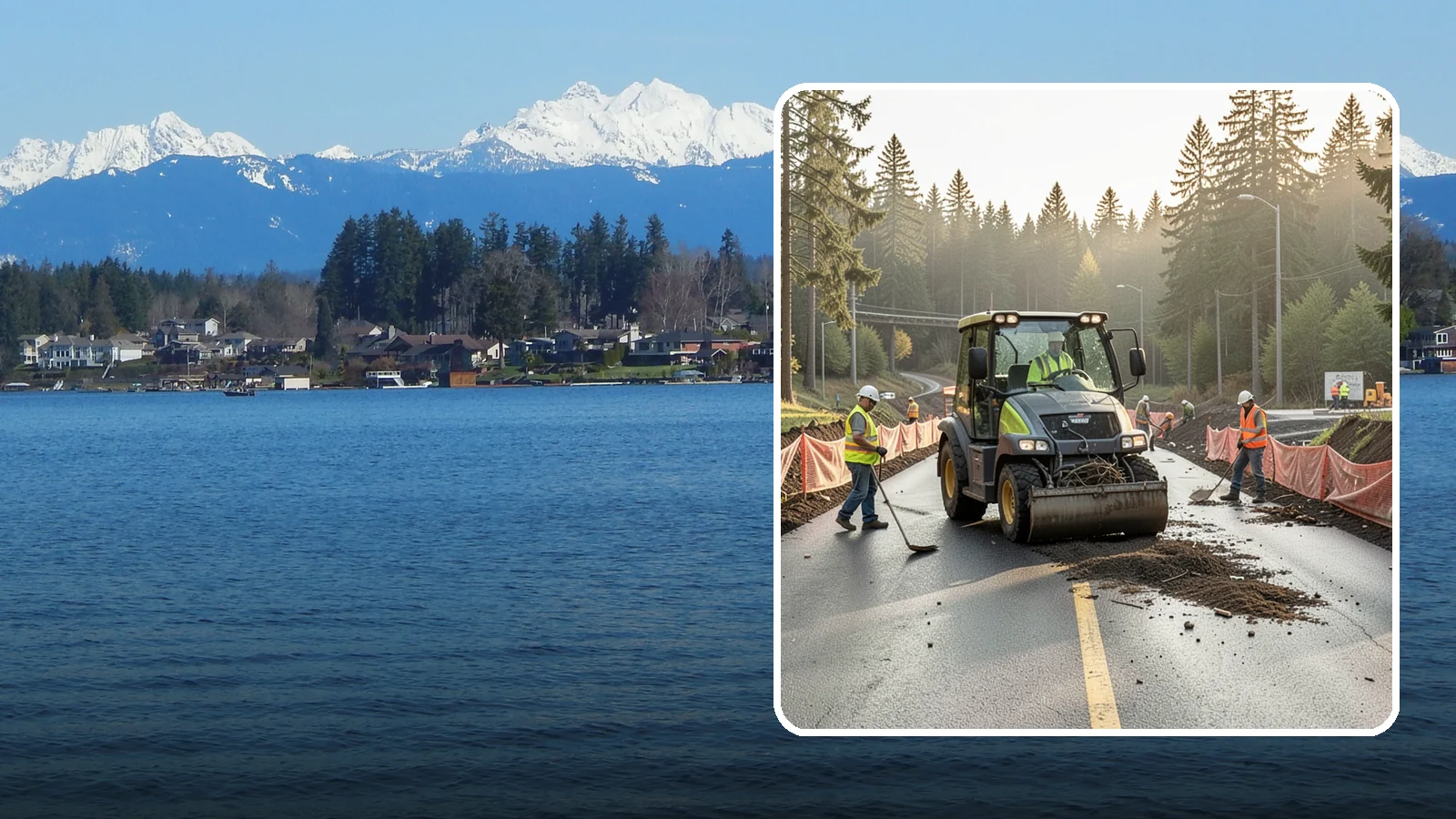 Erosion & Sediment Control in Lake Stevens, Snohomish County, WA - Installation and maintenance of erosion and sediment controls for construction and disturbed municipal sites.