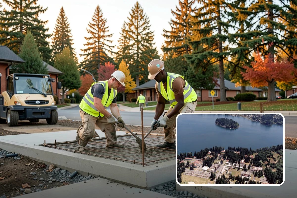 Erosion & Sediment Control in Lakewood, Pierce County, WA - Best management practices installed to Ecology construction stormwater standards