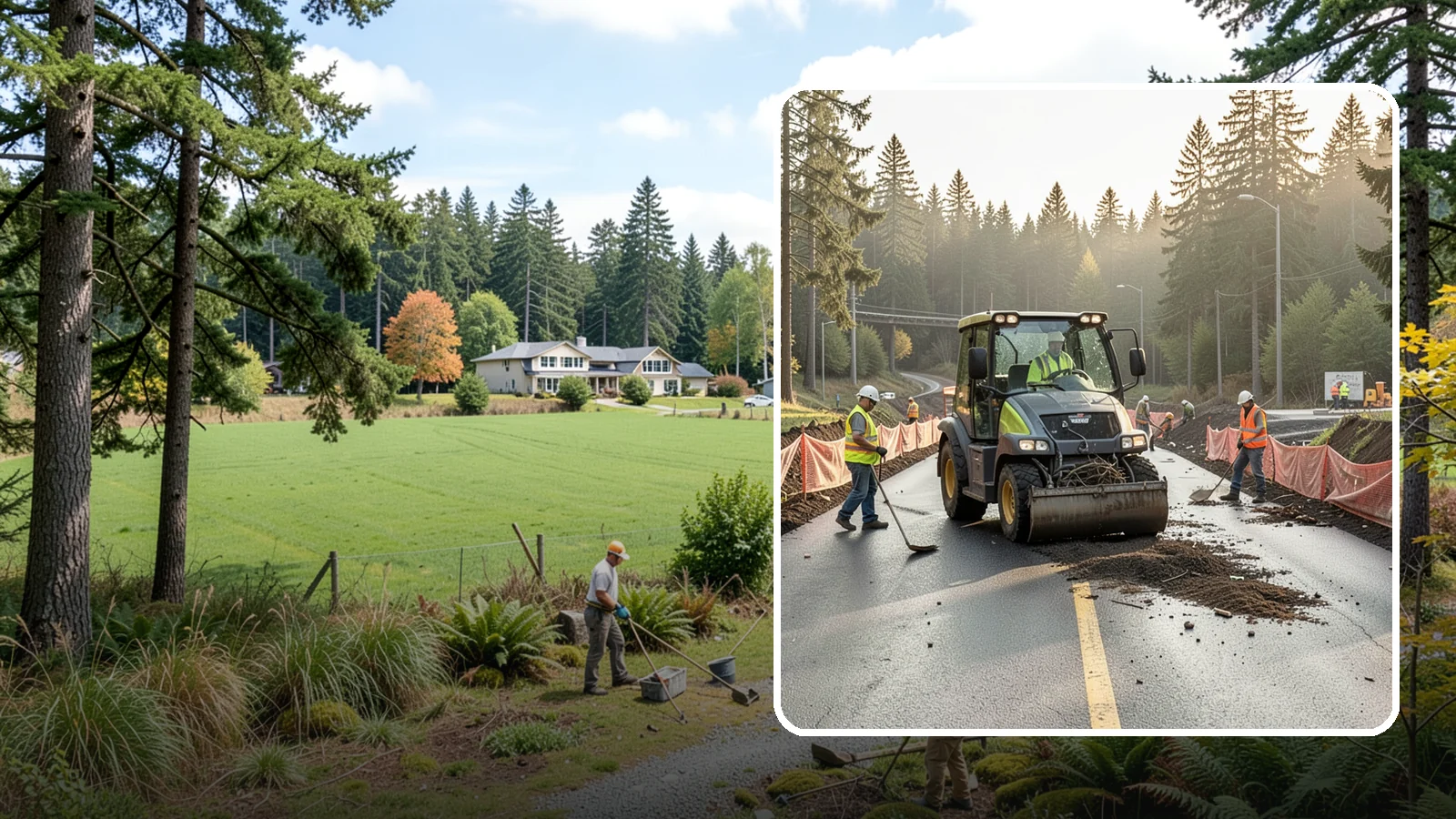 Erosion & Sediment Control in Lyman, Skagit County, WA - Installation and maintenance of erosion and sediment controls for construction and disturbed municipal sites.