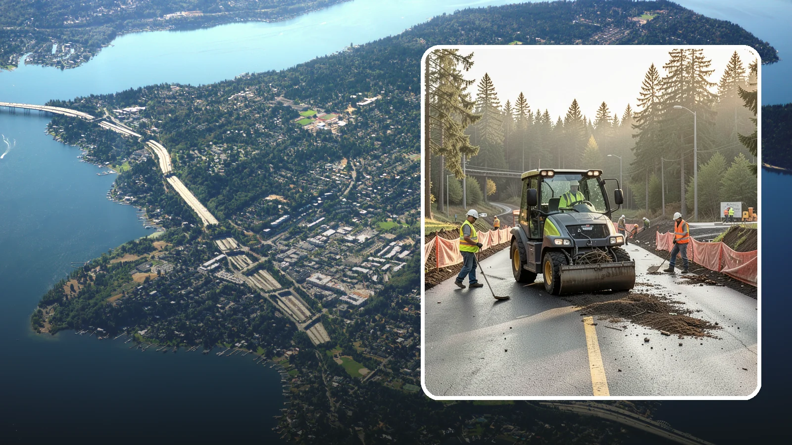 Erosion & Sediment Control in Mercer Island, King County, WA - Installation and maintenance of erosion and sediment controls for construction and disturbed municipal sites.