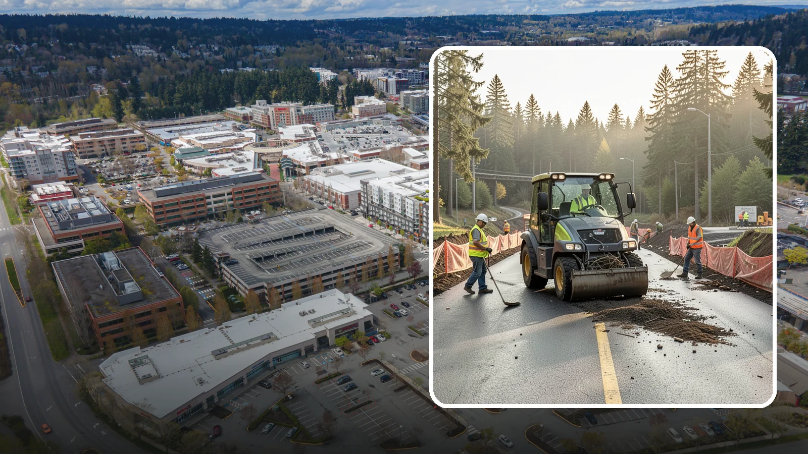 Erosion & Sediment Control in Redmond, King County, WA - Installation and maintenance of erosion and sediment controls for construction and disturbed municipal sites.