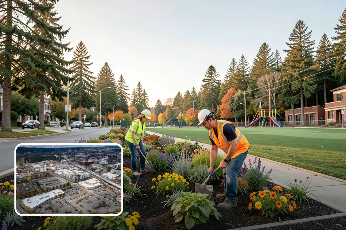 Erosion & Sediment Control in Redmond, King County, WA - Best management practices installed to Ecology construction stormwater standards