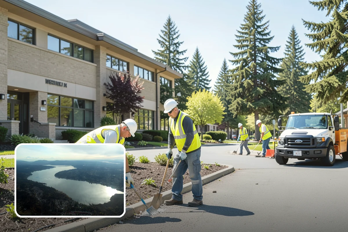 Erosion & Sediment Control in Sammamish, King County, WA - Best management practices installed to Ecology construction stormwater standards