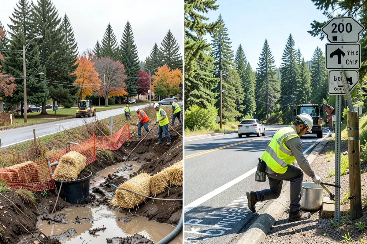 Erosion & Sediment Control in Seattle, King County, WA - Review the site and pollution prevention plan to plan required practices