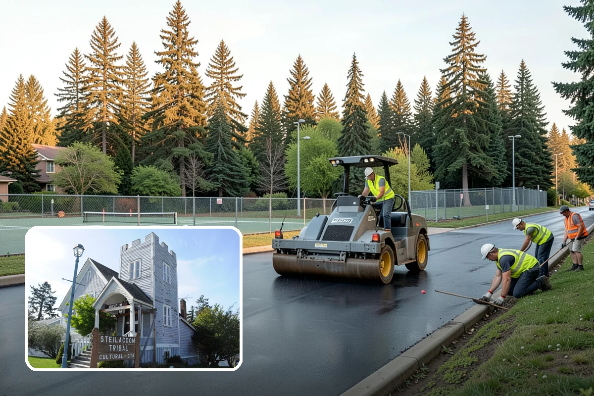 Erosion & Sediment Control in Steilacoom, Pierce County, WA - Best management practices installed to Ecology construction stormwater standards