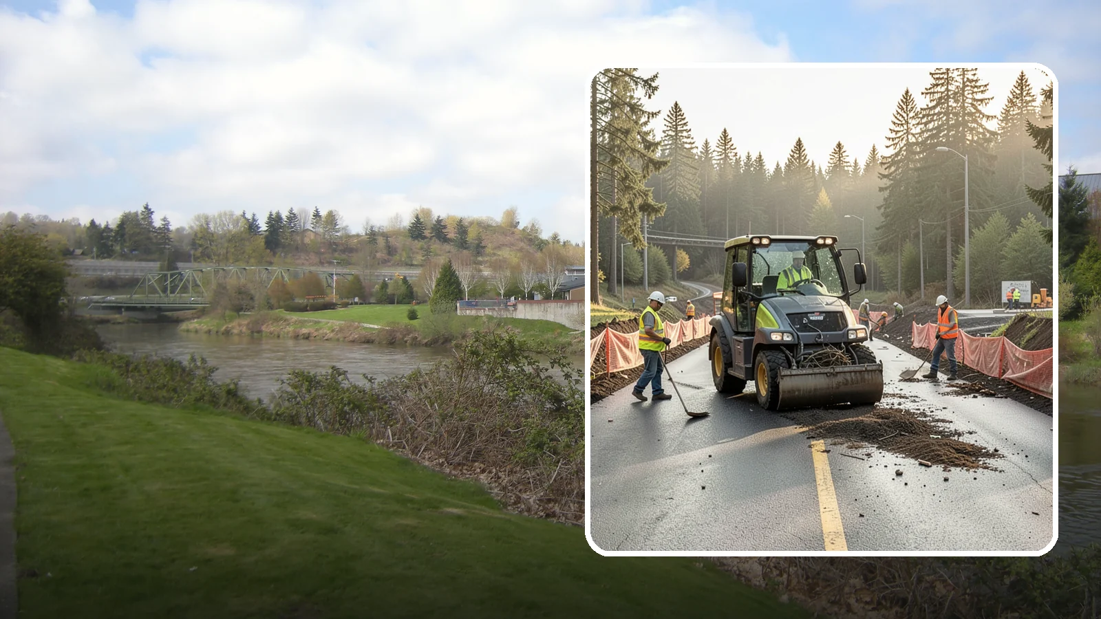 Erosion & Sediment Control in Tukwila, King County, WA - Installation and maintenance of erosion and sediment controls for construction and disturbed municipal sites.