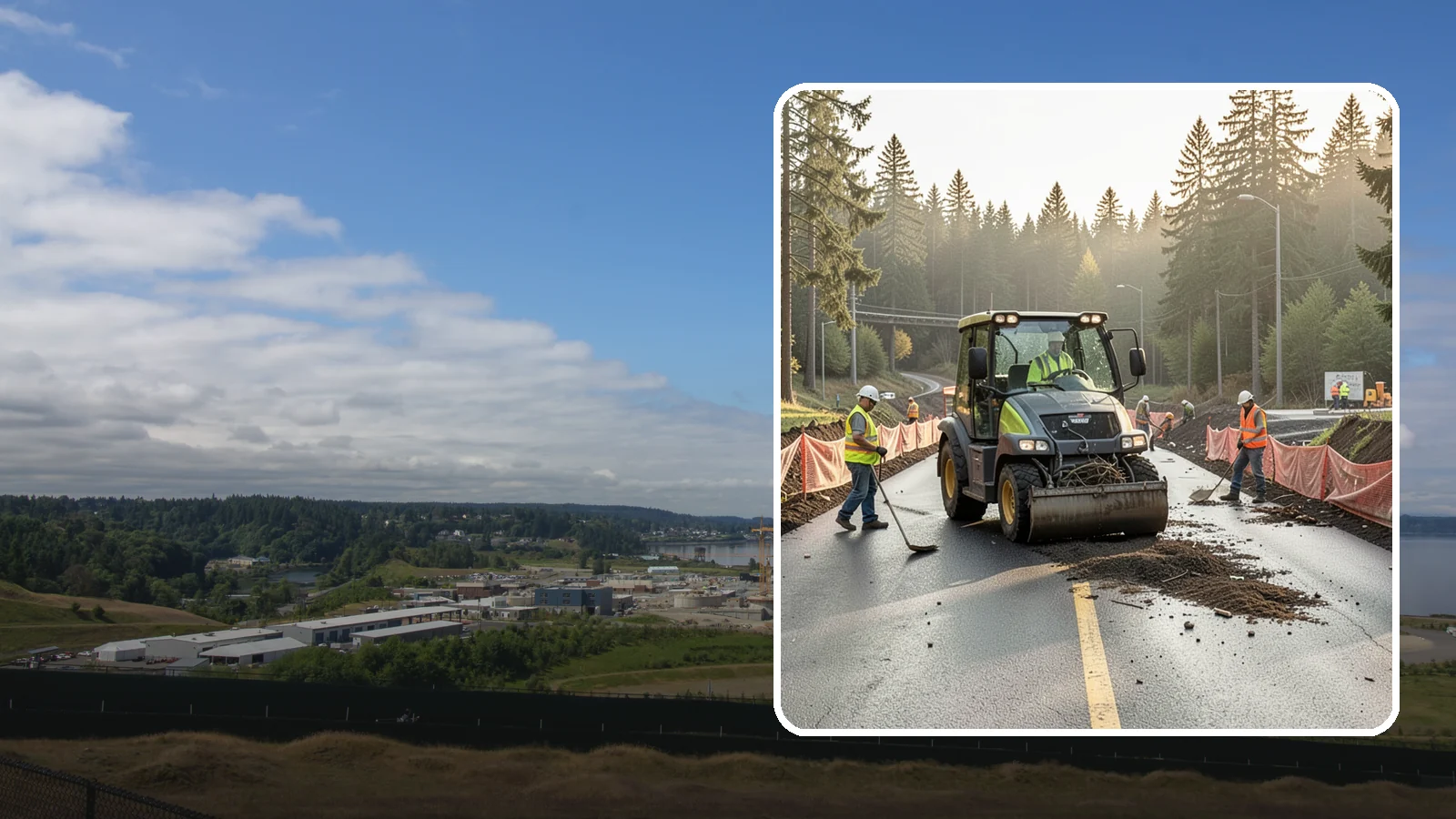 Erosion & Sediment Control in University Place, Pierce County, WA - Installation and maintenance of erosion and sediment controls for construction and disturbed municipal sites.