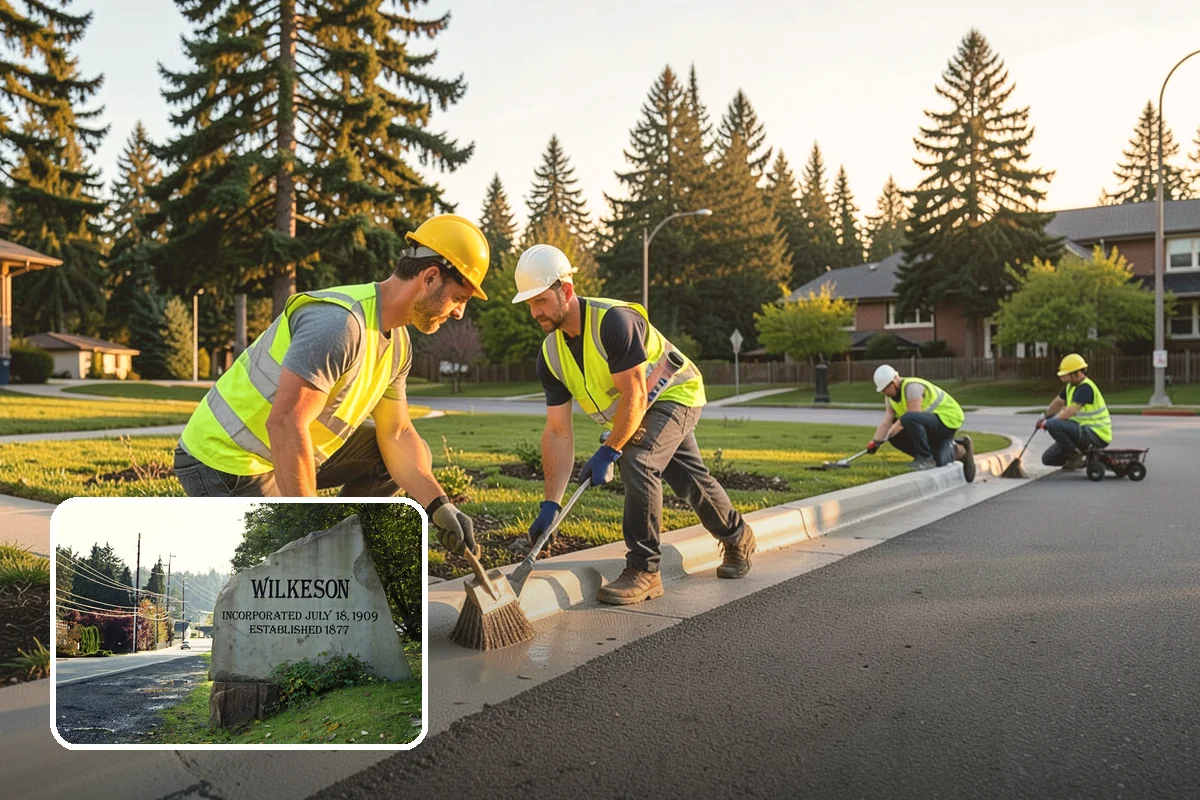 Erosion & Sediment Control in Wilkeson, Pierce County, WA - Best management practices installed to Ecology construction stormwater standards