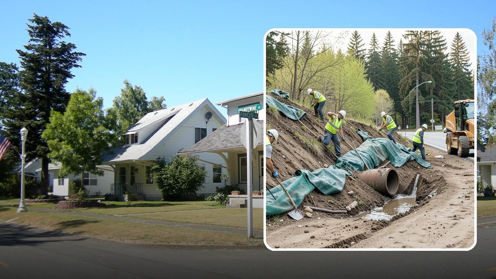 Erosion Control in DuPont, Pierce County, WA - Erosion and sediment control that protects soil, slopes, and receiving waters on municipal sites and projects.
