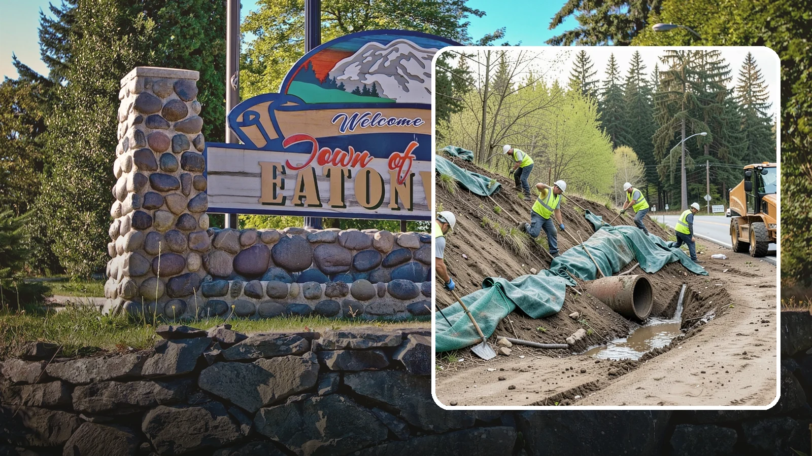 Erosion Control in Eatonville, Pierce County, WA - Erosion and sediment control that protects soil, slopes, and receiving waters on municipal sites and projects.