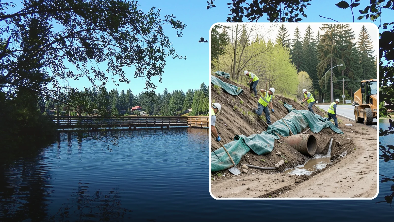 Erosion Control in Federal Way, King County, WA - Erosion and sediment control that protects soil, slopes, and receiving waters on municipal sites and projects.