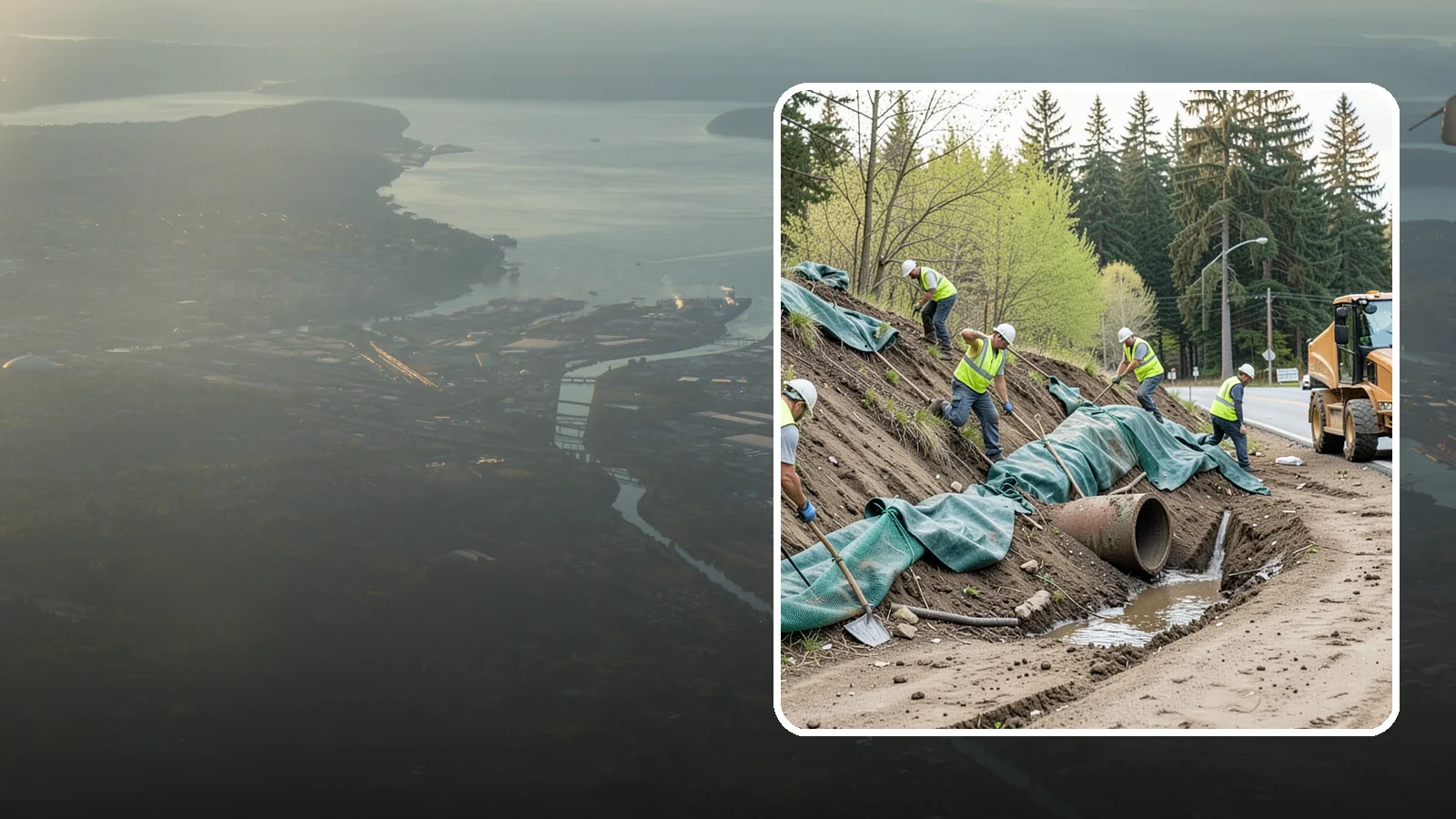 Erosion Control in Fife, Pierce County, WA - Erosion and sediment control that protects soil, slopes, and receiving waters on municipal sites and projects.
