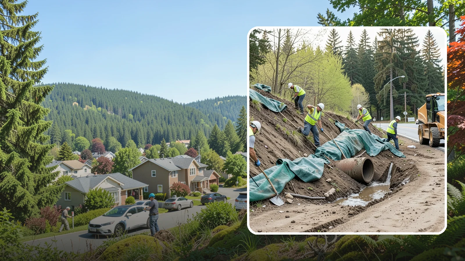 Erosion Control in Index, Snohomish County, WA - Erosion and sediment control that protects soil, slopes, and receiving waters on municipal sites and projects.