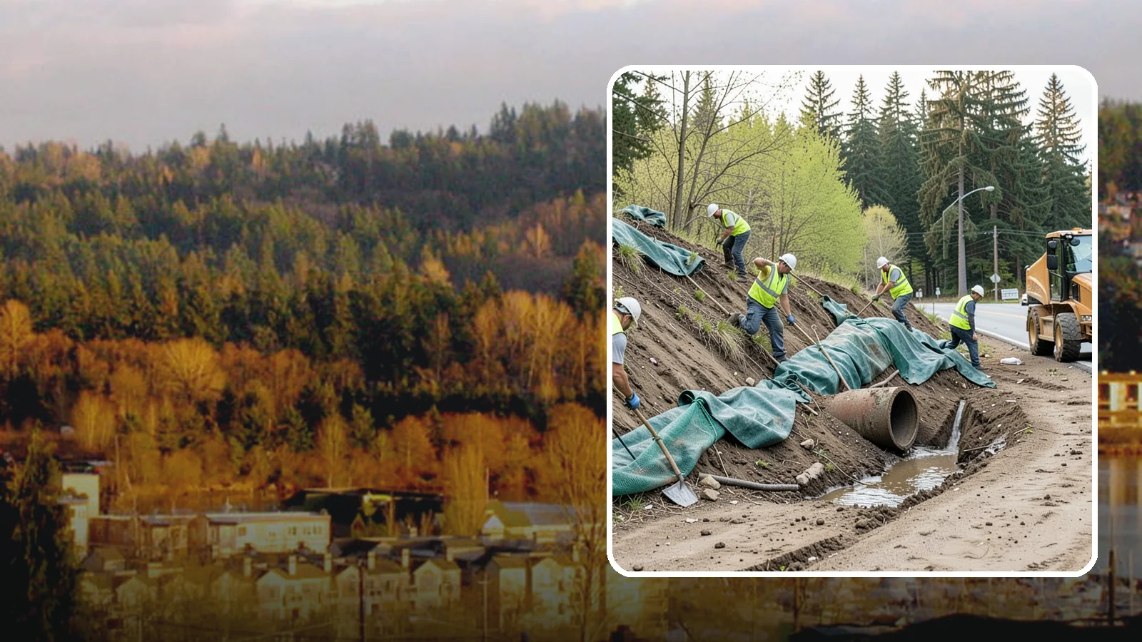 Erosion Control in Kenmore, King County, WA - Erosion and sediment control that protects soil, slopes, and receiving waters on municipal sites and projects.