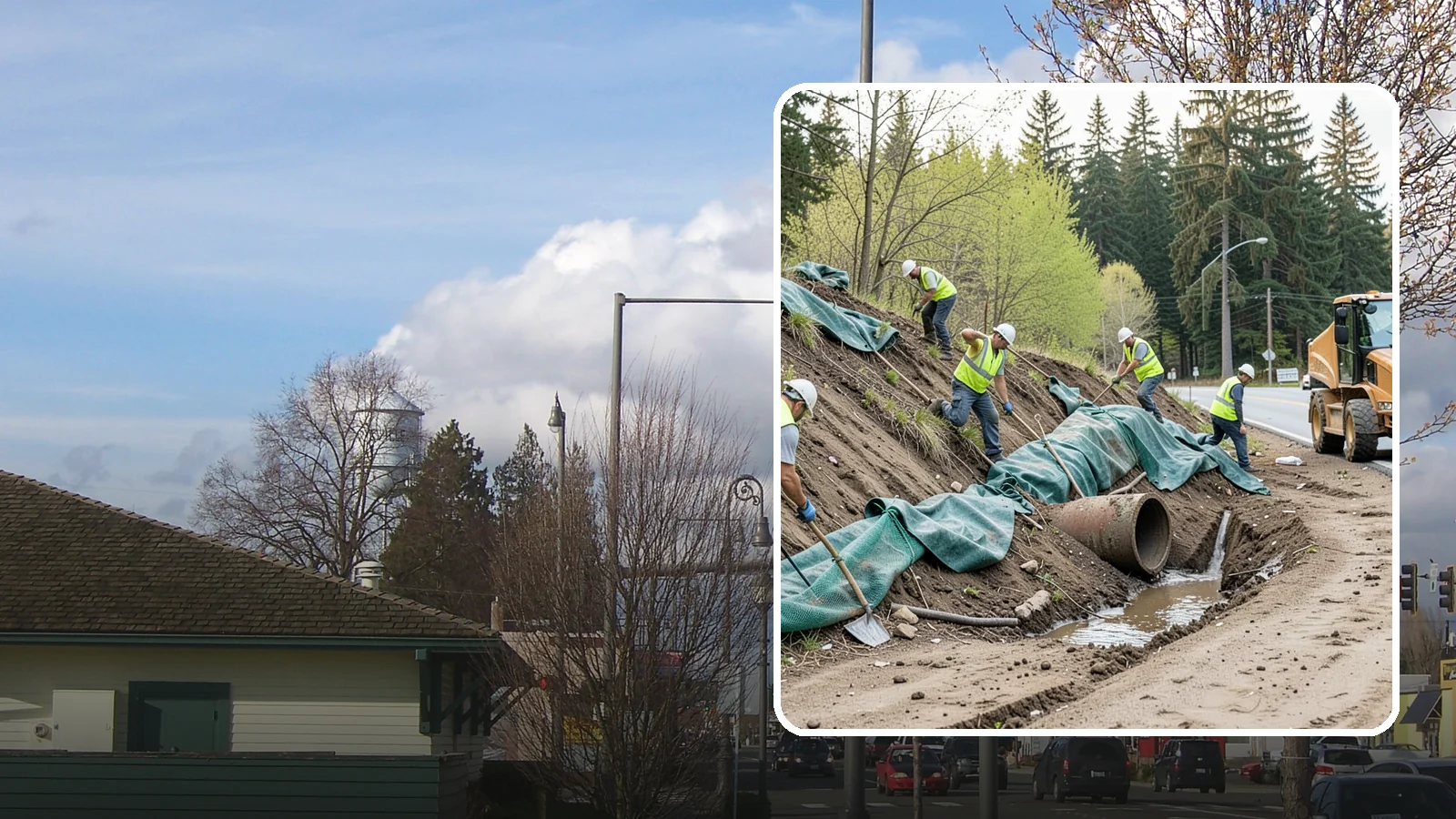 Erosion Control in Marysville, Snohomish County, WA - Erosion and sediment control that protects soil, slopes, and receiving waters on municipal sites and projects.