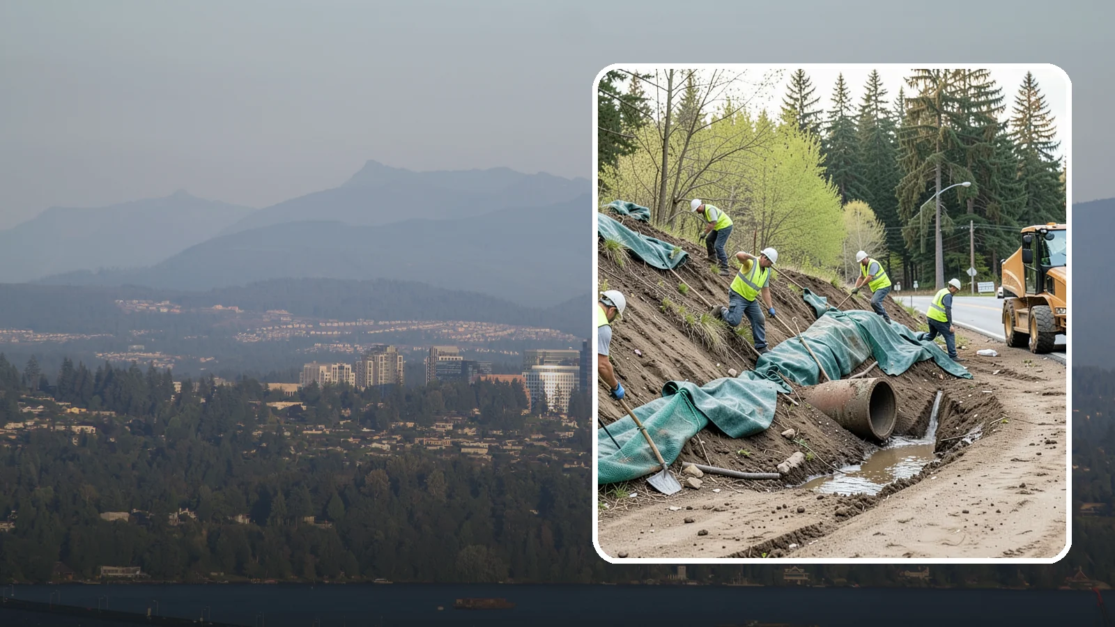 Erosion Control in Medina, King County, WA - Erosion and sediment control that protects soil, slopes, and receiving waters on municipal sites and projects.