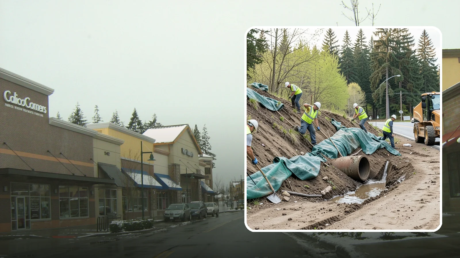 Erosion Control in Mill Creek, Snohomish County, WA - Erosion and sediment control that protects soil, slopes, and receiving waters on municipal sites and projects.