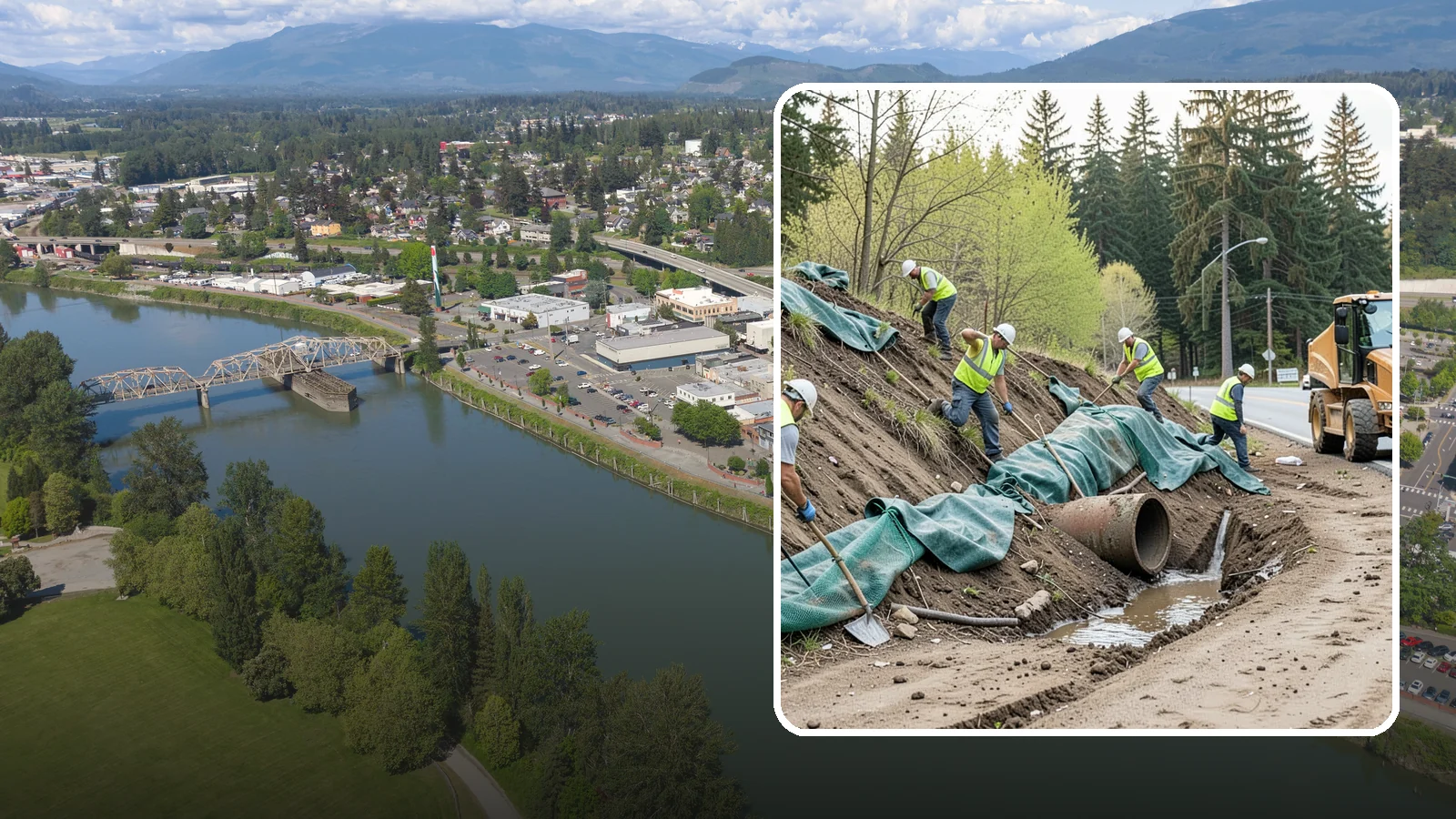 Erosion Control in Mount Vernon, Skagit County, WA - Erosion and sediment control that protects soil, slopes, and receiving waters on municipal sites and projects.
