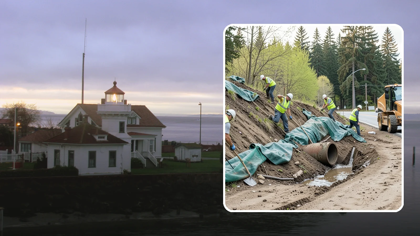 Erosion Control in Mukilteo, Snohomish County, WA - Erosion and sediment control that protects soil, slopes, and receiving waters on municipal sites and projects.