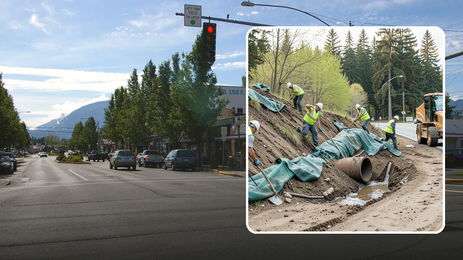 Erosion Control in North Bend, King County, WA - Erosion and sediment control that protects soil, slopes, and receiving waters on municipal sites and projects.