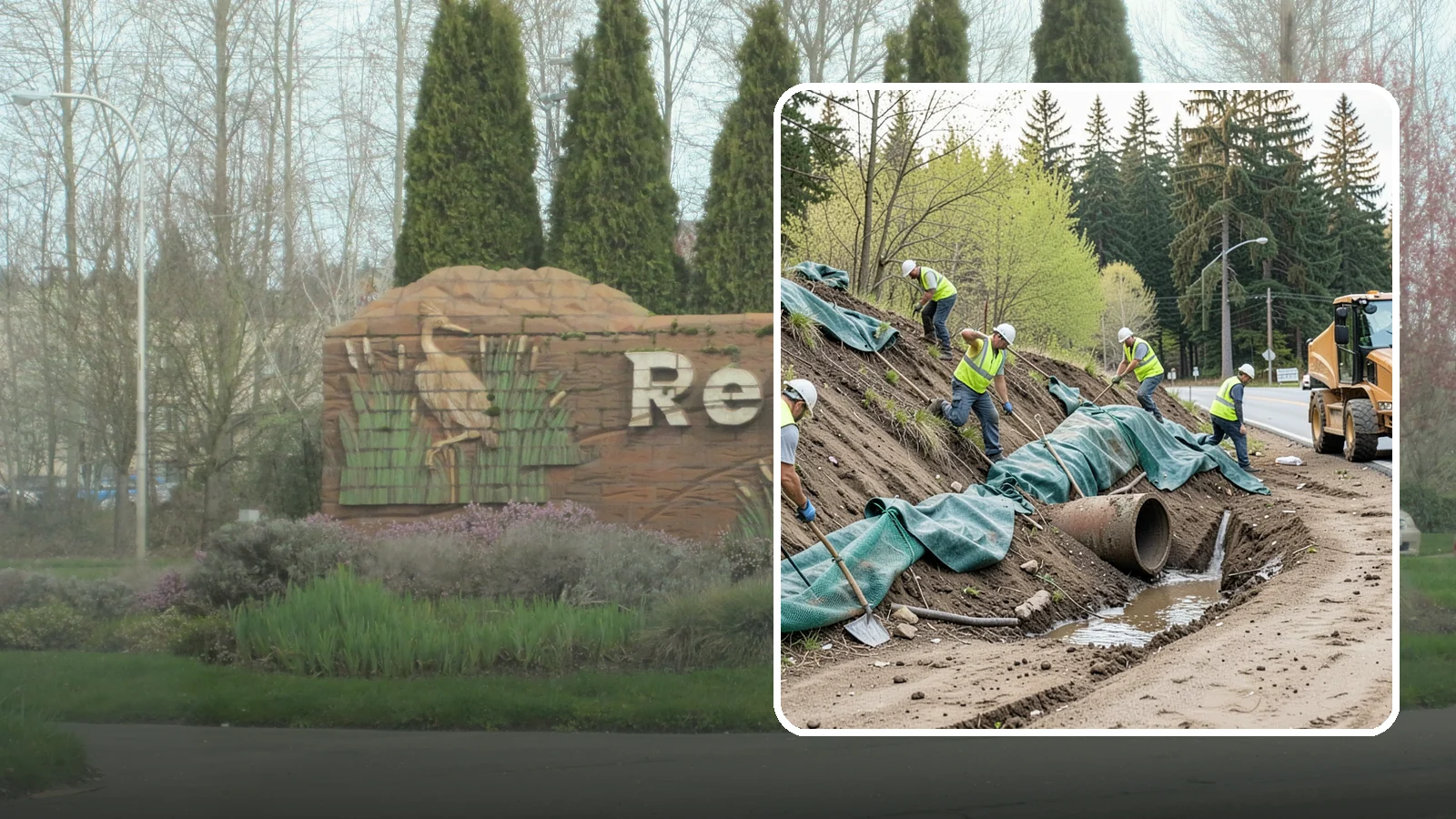 Erosion Control in Renton, King County, WA - Erosion and sediment control that protects soil, slopes, and receiving waters on municipal sites and projects.