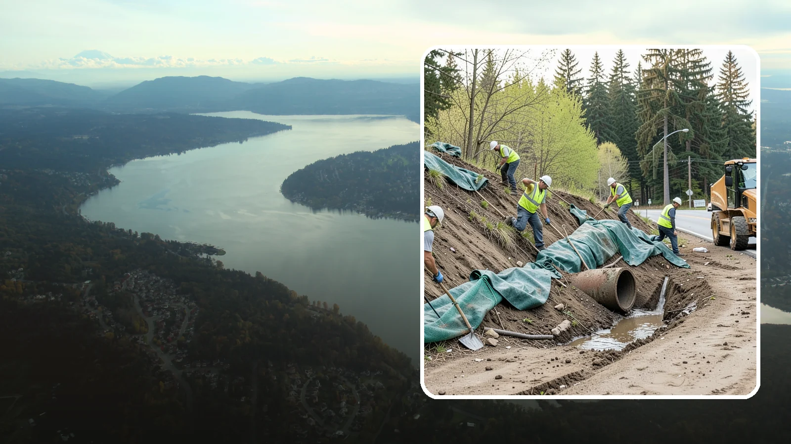 Erosion Control in Sammamish, King County, WA - Erosion and sediment control that protects soil, slopes, and receiving waters on municipal sites and projects.