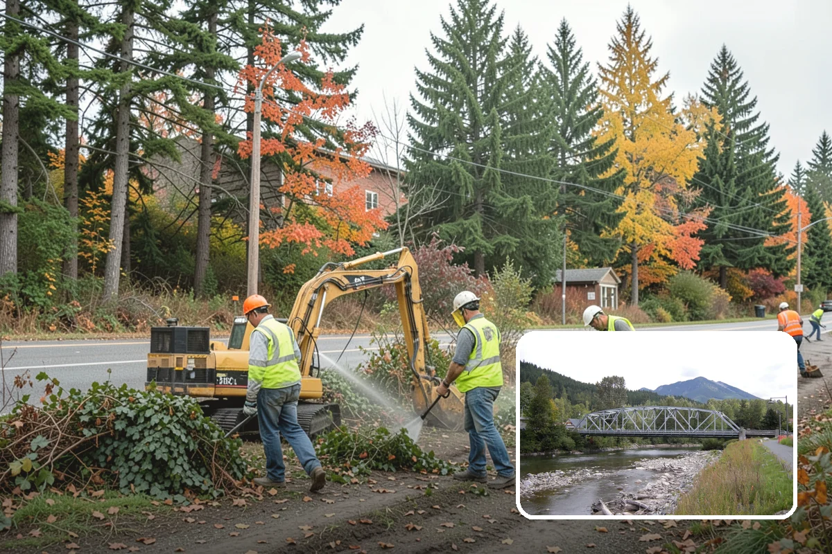 Erosion Control in Skykomish, King County, WA - Keeps disturbed soil in place and sediment out of storm systems