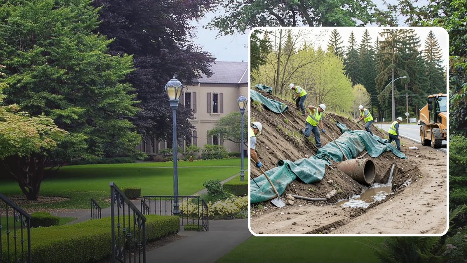 Erosion Control in Woodinville, King County, WA - Erosion and sediment control that protects soil, slopes, and receiving waters on municipal sites and projects.