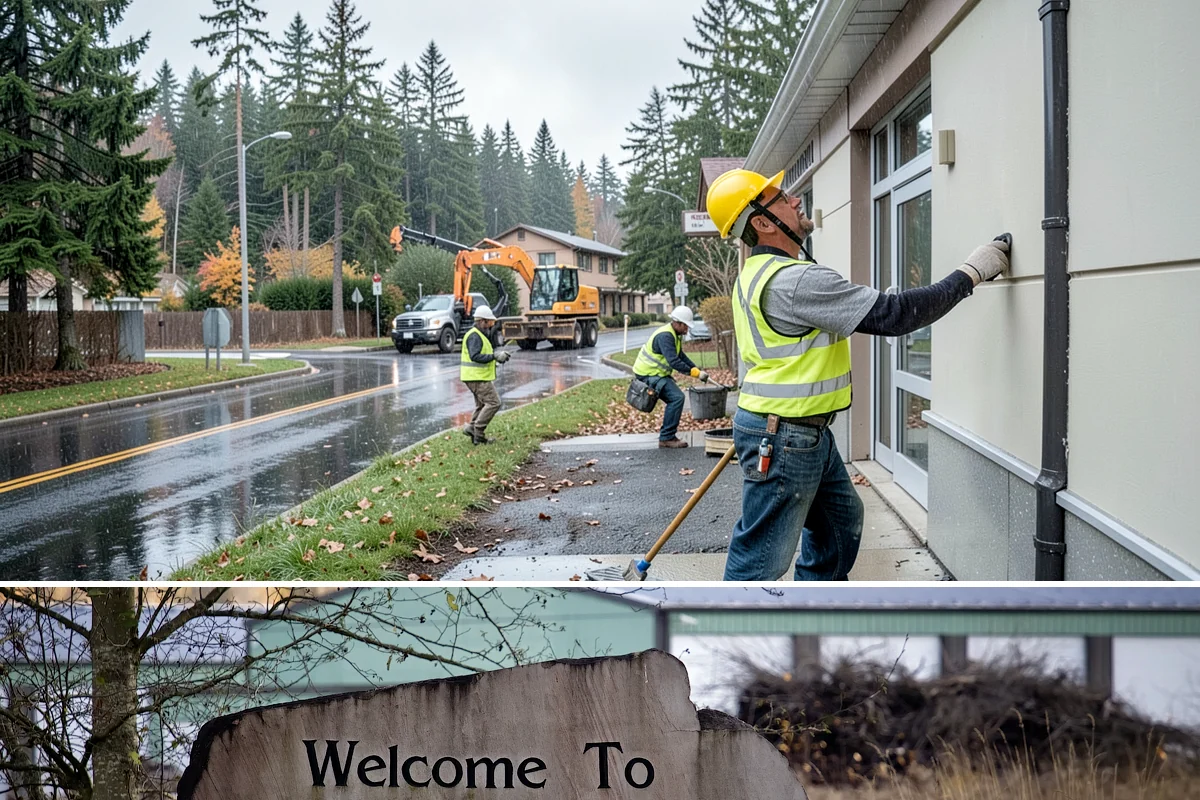 Event Cleanup in Buckley, Pierce County, WA - Event cleanup demand peaks from May through September during the region's outdoor festival and market season.