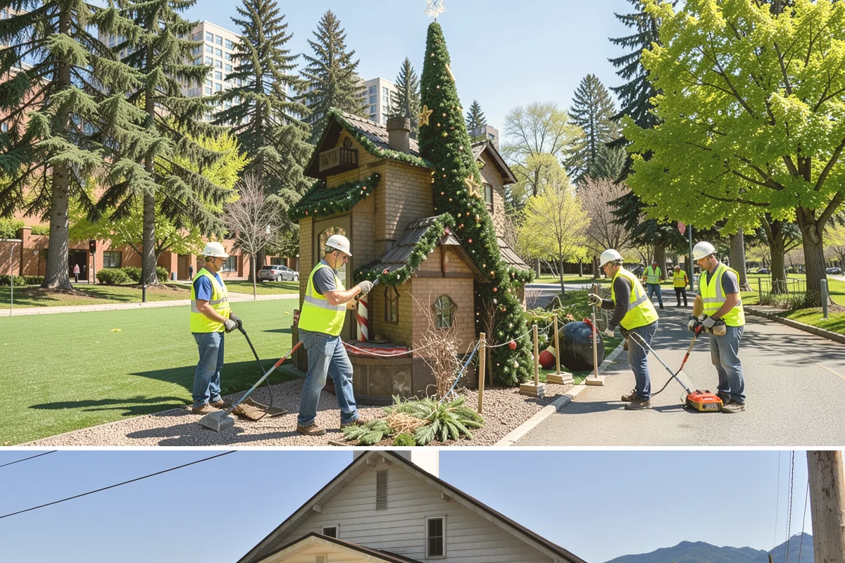 Event Cleanup in Concrete, Skagit County, WA - Event cleanup demand peaks from May through September during the region's outdoor festival and market season.