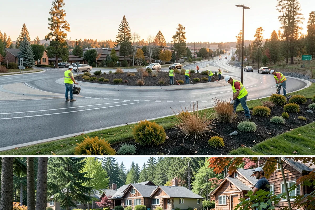 Event Cleanup in Edgewood, Pierce County, WA - Event cleanup demand peaks from May through September during the region's outdoor festival and market season.