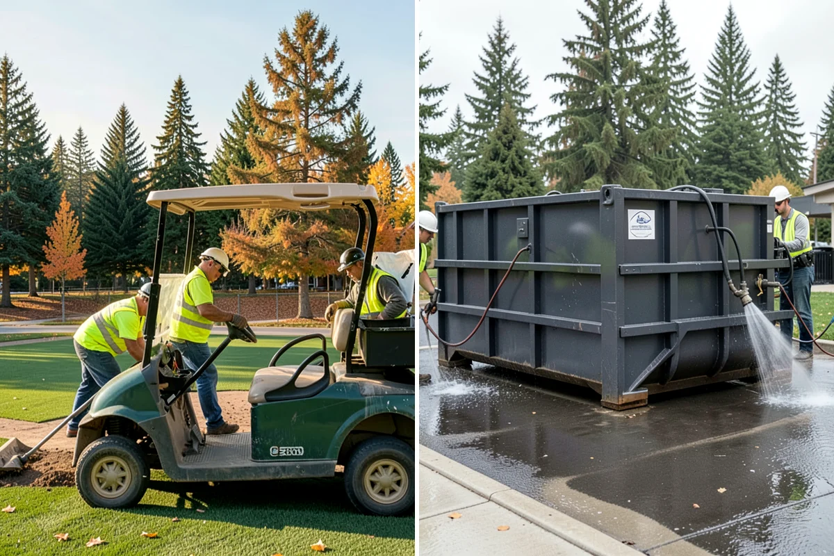 Event Cleanup in Lake Forest Park, King County, WA - Confirm event footprint, reset needs, and reopening deadline