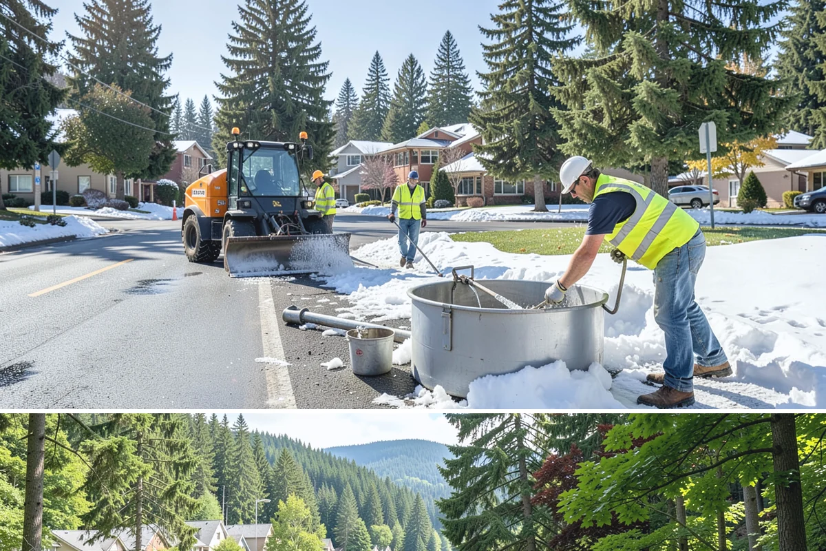 Event Cleanup in Lake Forest Park, King County, WA - Event cleanup demand peaks from May through September during the region's outdoor festival and market season.