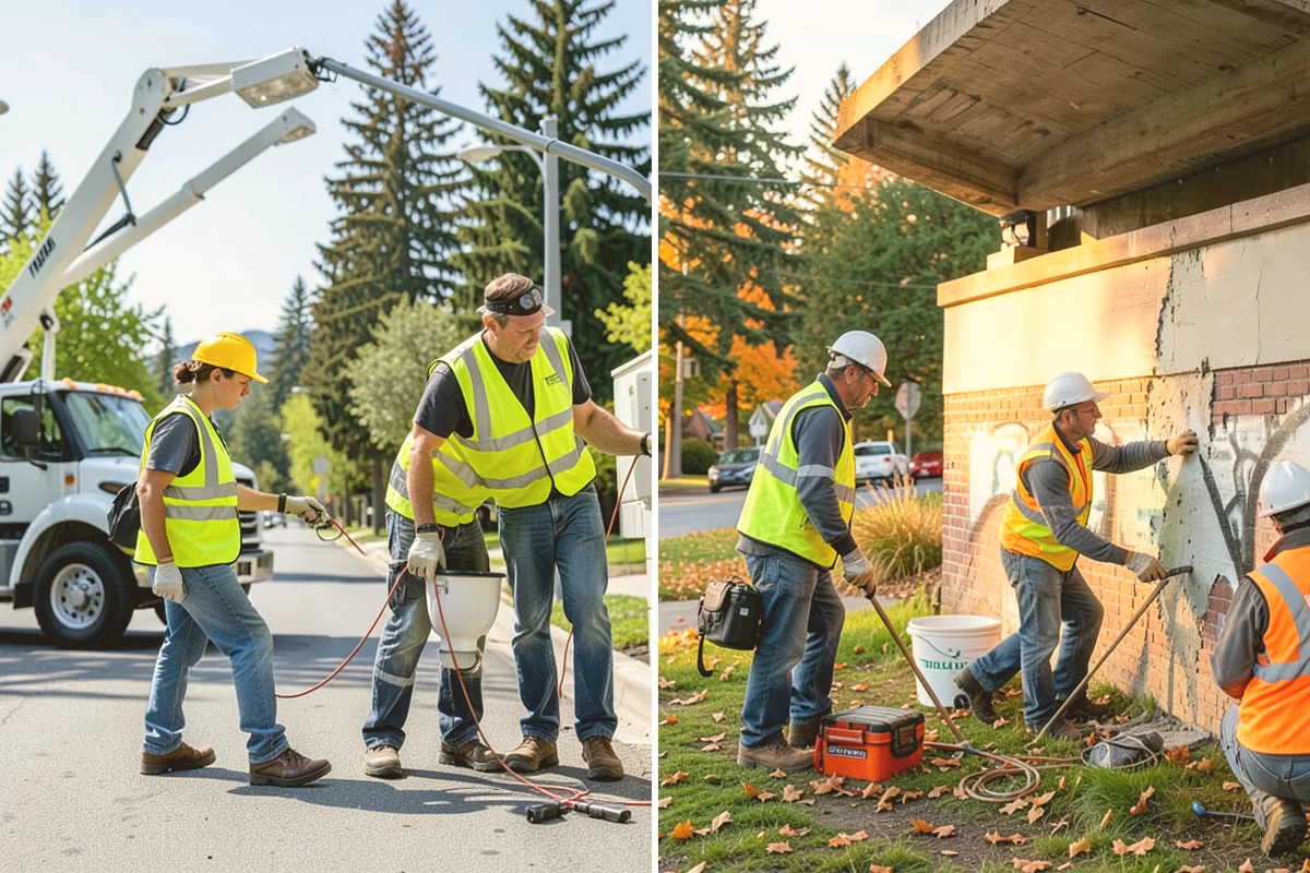 Event Cleanup in Milton, King County, WA - Confirm event footprint, reset needs, and reopening deadline