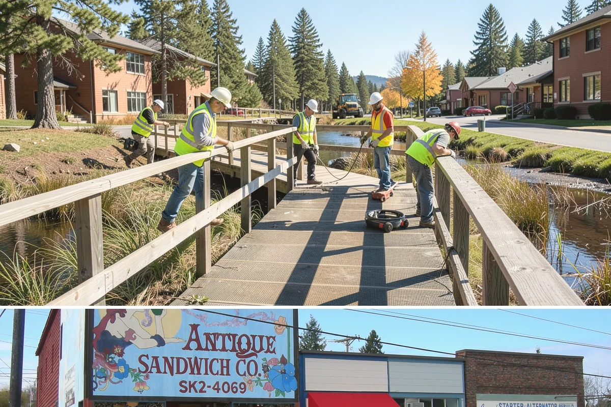 Event Cleanup in Ruston, Pierce County, WA - Event cleanup demand peaks from May through September during the region's outdoor festival and market season.
