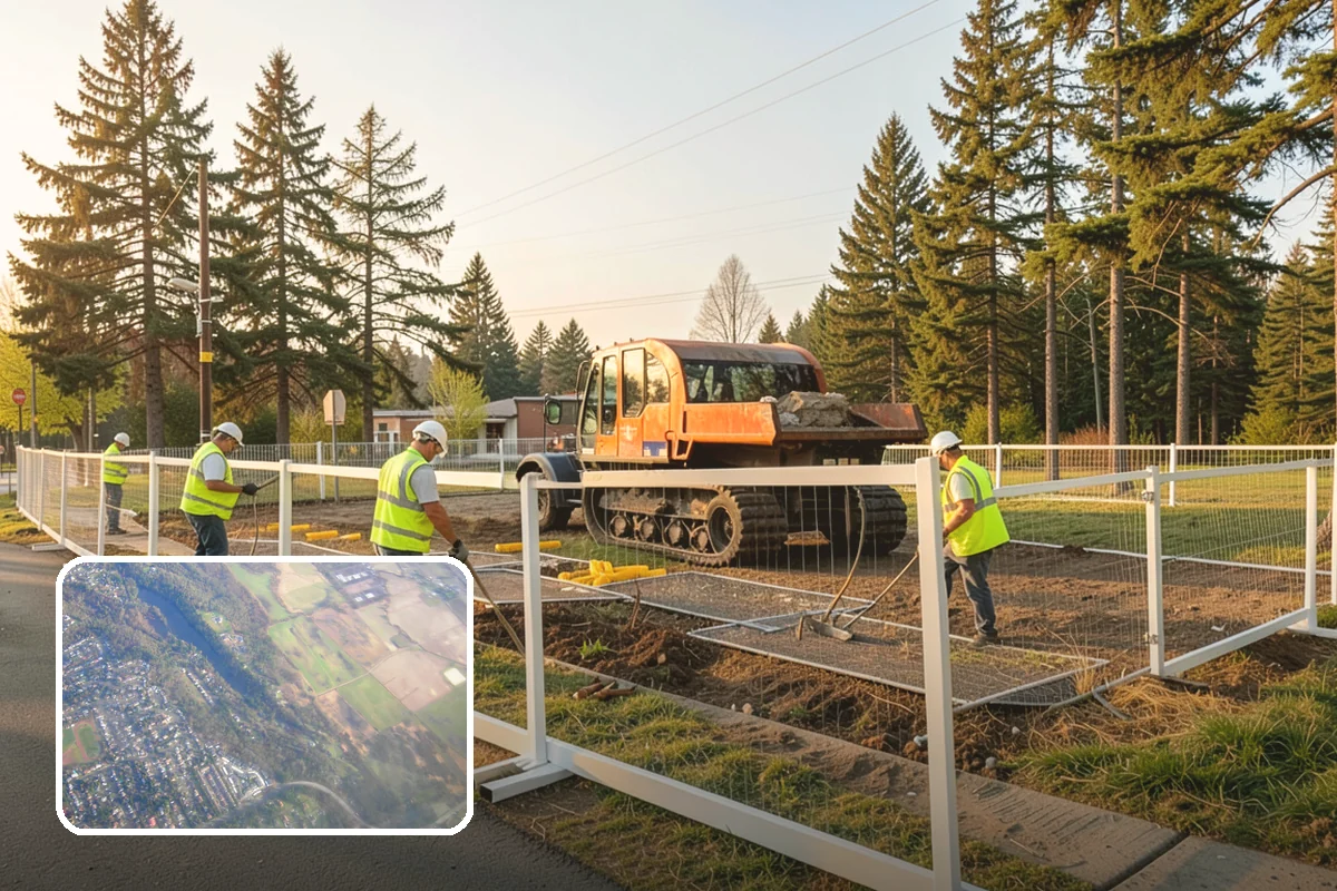 Event Setup in Algona, King County, WA - Complete physical setup executed to the site plan