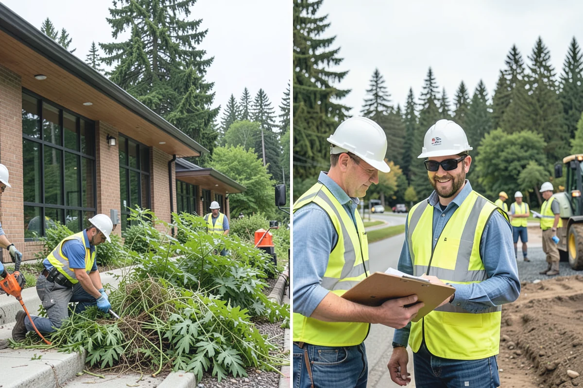 Event Setup in Bonney Lake, Pierce County, WA - Review the event site plan and equipment list with organizers