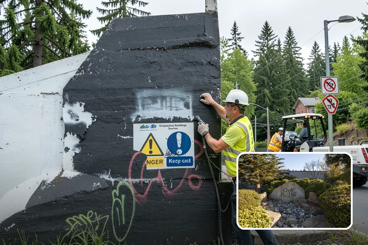 Event Setup in Clyde Hill, King County, WA - Complete physical setup executed to the site plan