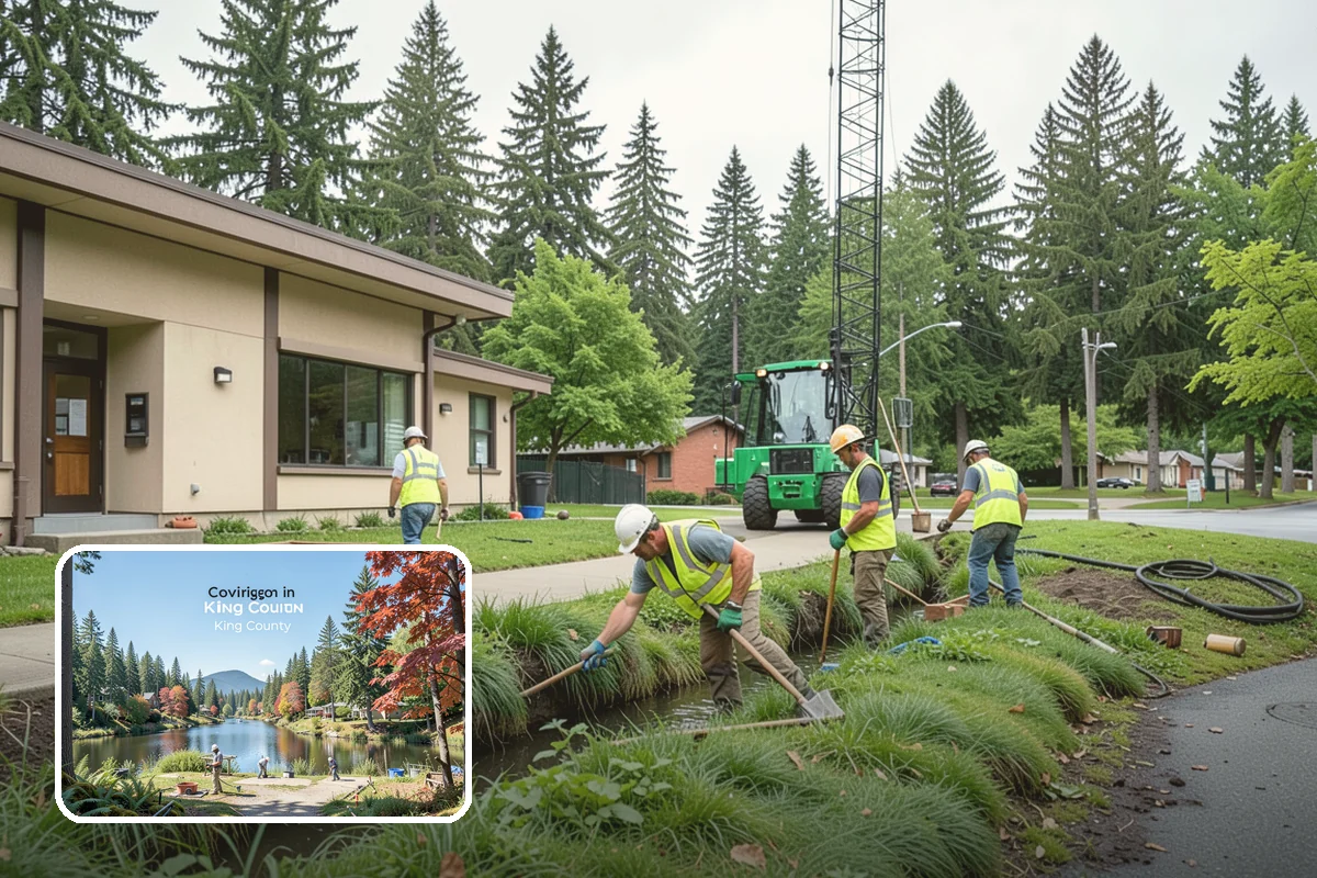 Event Setup in Covington, King County, WA - Complete physical setup executed to the site plan