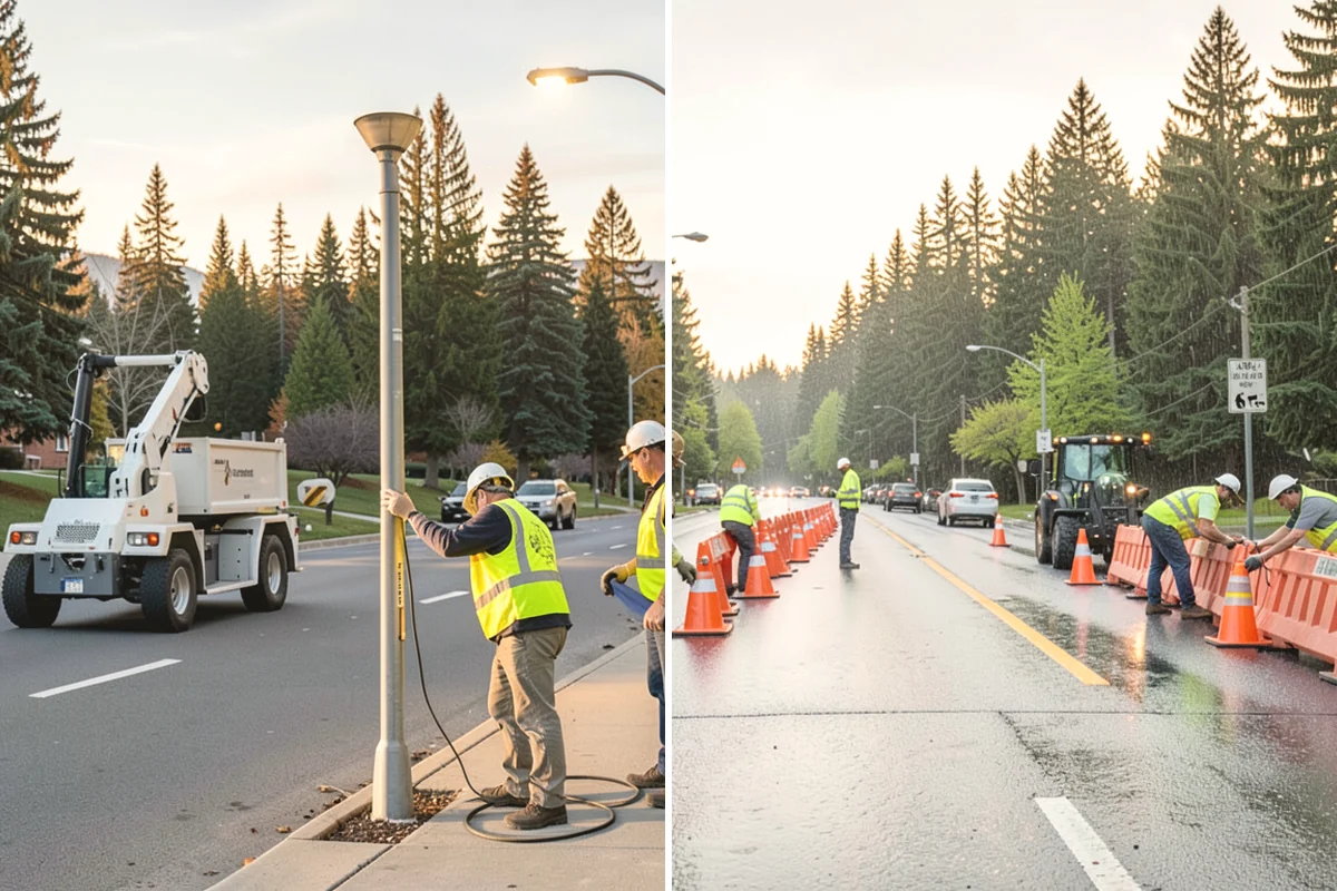 Event Setup in Duvall, King County, WA - Review the event site plan and equipment list with organizers