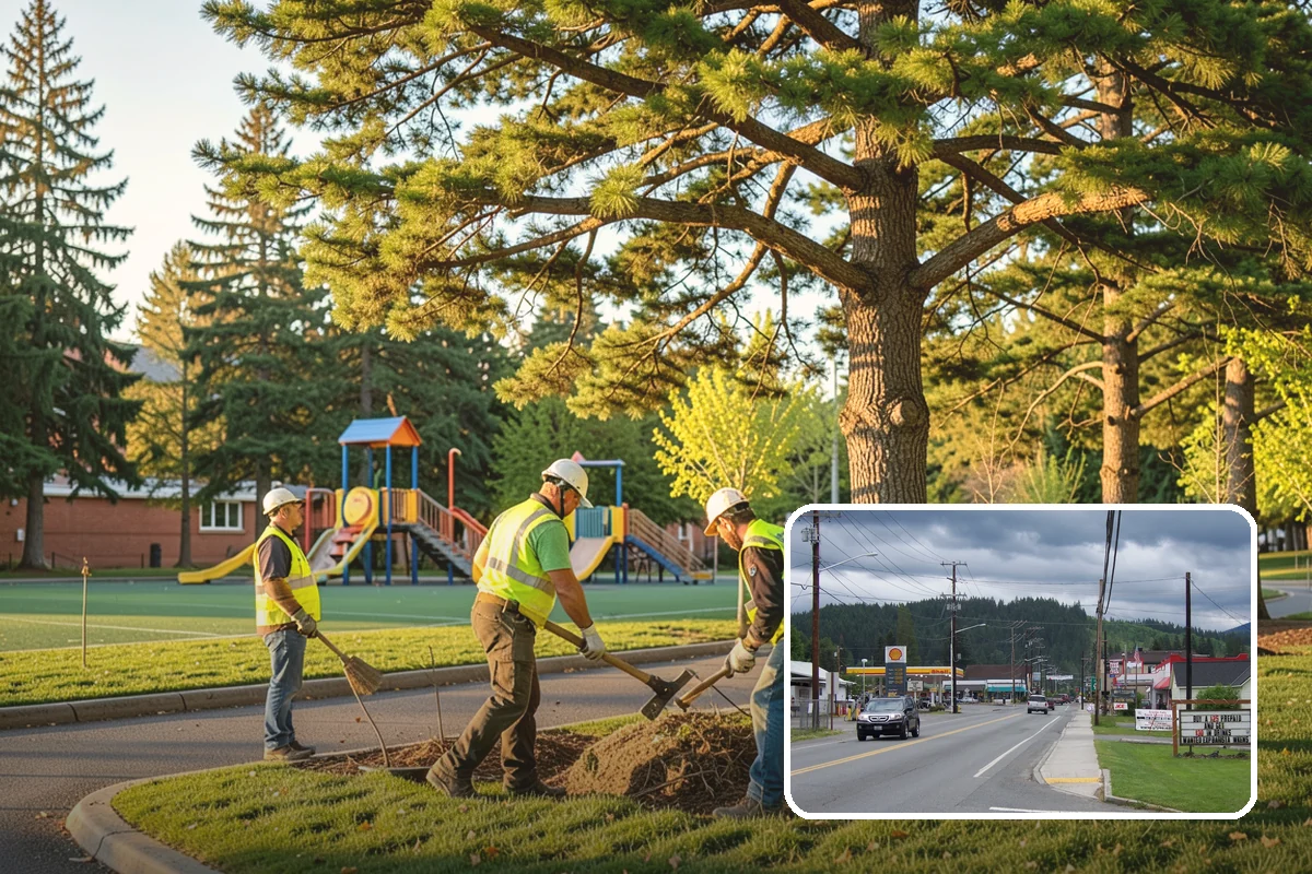 Event Setup in Granite Falls, Snohomish County, WA - Complete physical setup executed to the site plan