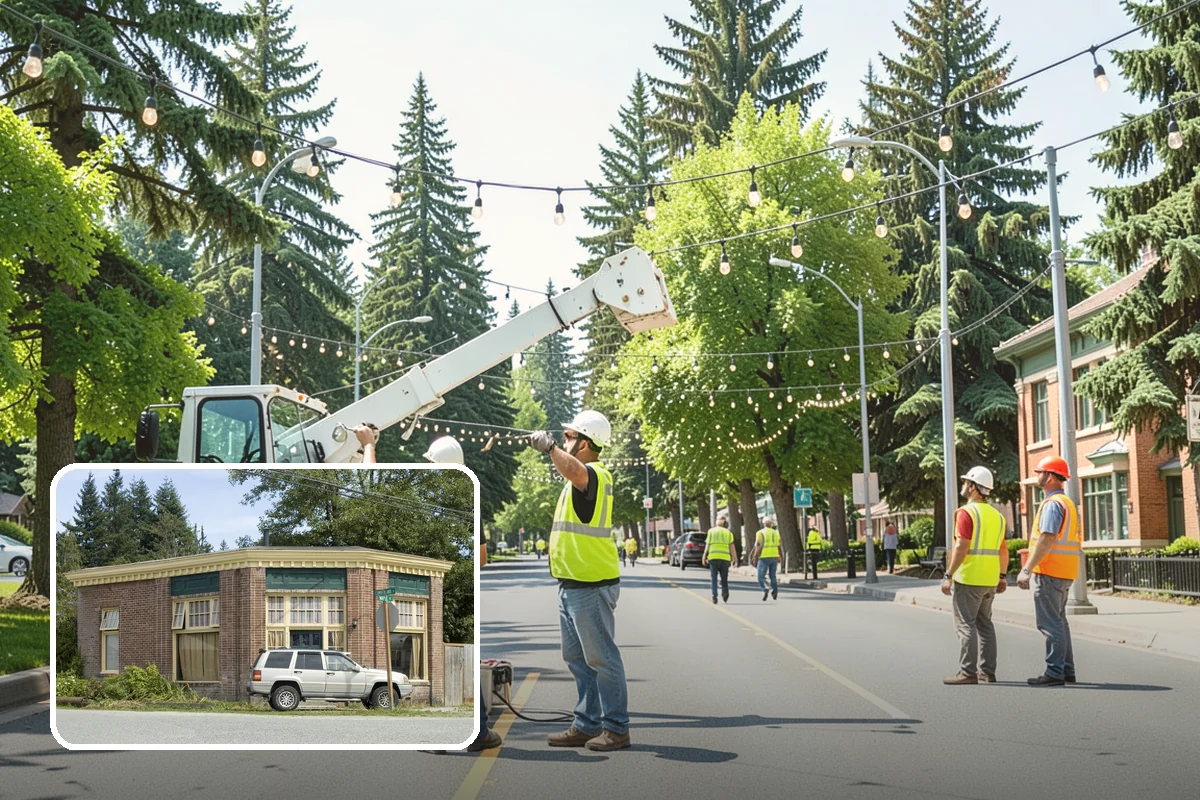 Event Setup in Hamilton, Skagit County, WA - Complete physical setup executed to the site plan