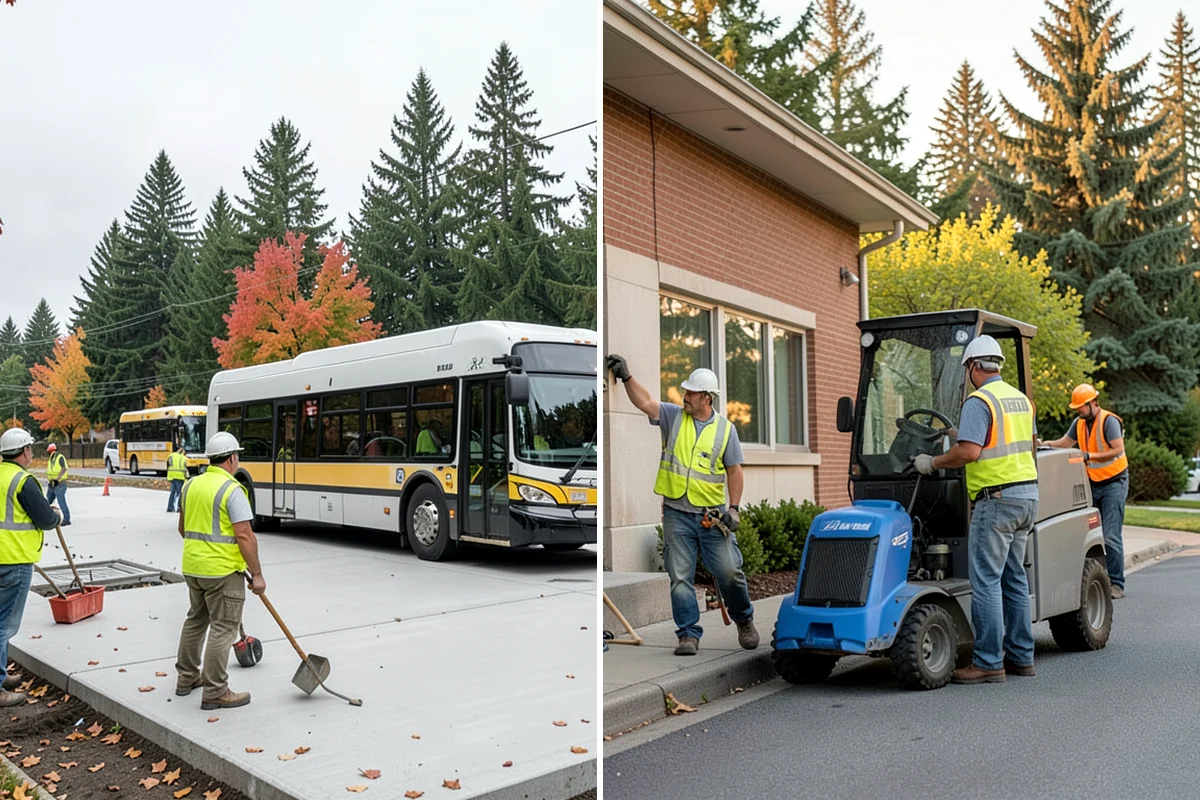 Event Setup in Kenmore, King County, WA - Review the event site plan and equipment list with organizers