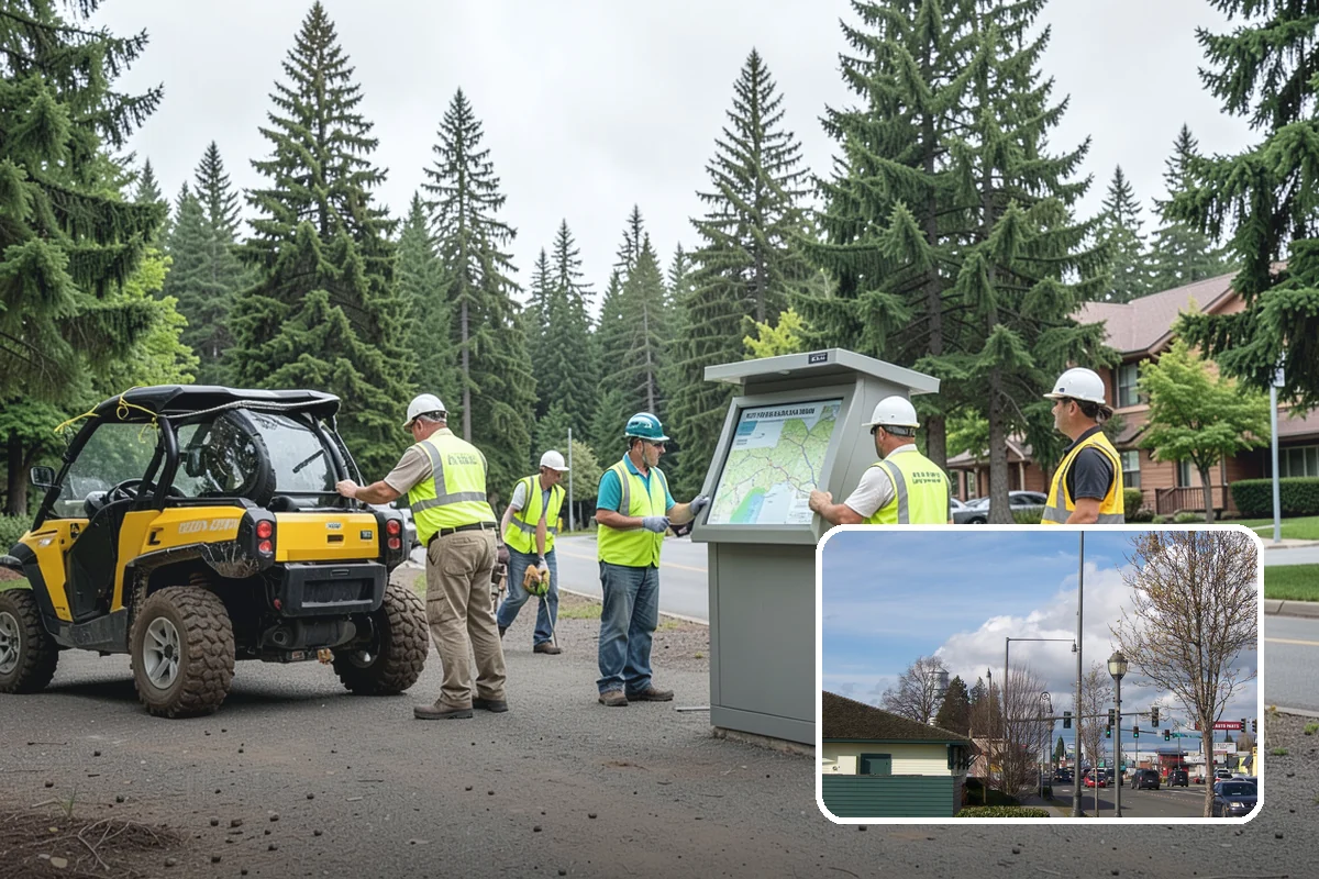 Event Setup in Marysville, Snohomish County, WA - Complete physical setup executed to the site plan