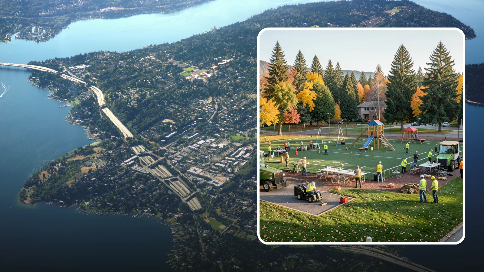 Event Setup in Mercer Island, King County, WA - Turnkey event site setup for Western Washington municipal festivals, markets, and public gatherings.