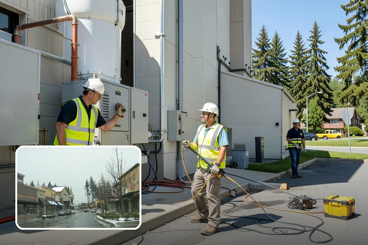 Event Setup in Mill Creek, Snohomish County, WA - Complete physical setup executed to the site plan