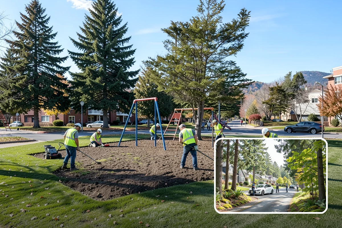 Event Setup in Normandy Park, King County, WA - Complete physical setup executed to the site plan